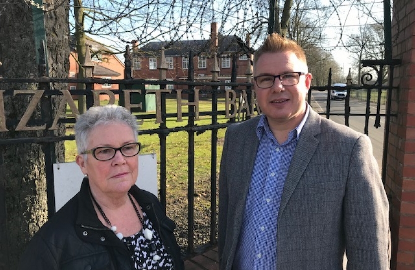 Paul Doughty and Sian Wiseman at Strensall Barracks