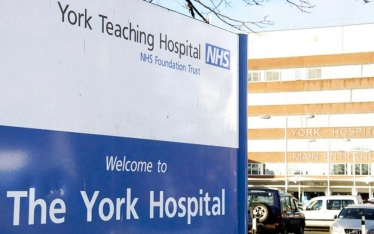 York Hospital Sign