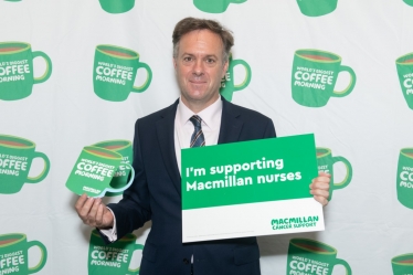 Julian Sturdy MP Macmillan Cancer