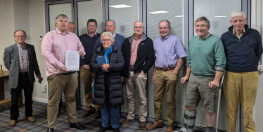 Cllr Steward meets York farmers